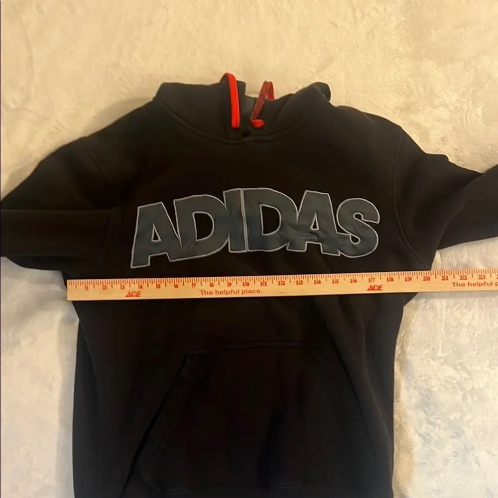 Adidas Men’s Black Sweatshirt Hoodie Size Medium